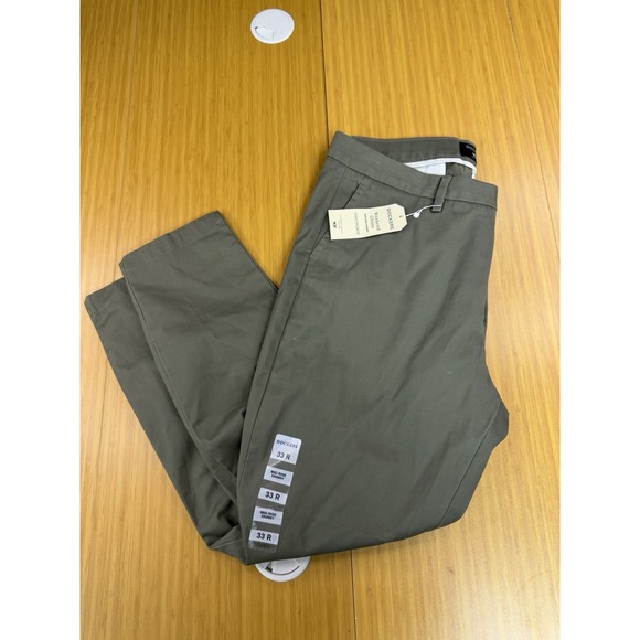 Dockers Pants - DOCKERS-NWT-Women's Green Weekend Chino Skinny Mid Rise Flat Front Pants-Sz 33R